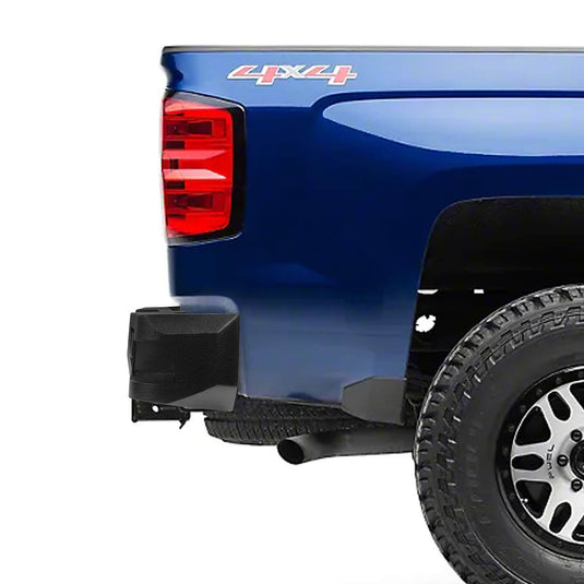 Chevy Silverado Rear Bumper with LED Floodlights and holes for OEM sensors Silverado Rear Bumper for 2007-2018 Chevy Silverado 1500 bxg9024 6