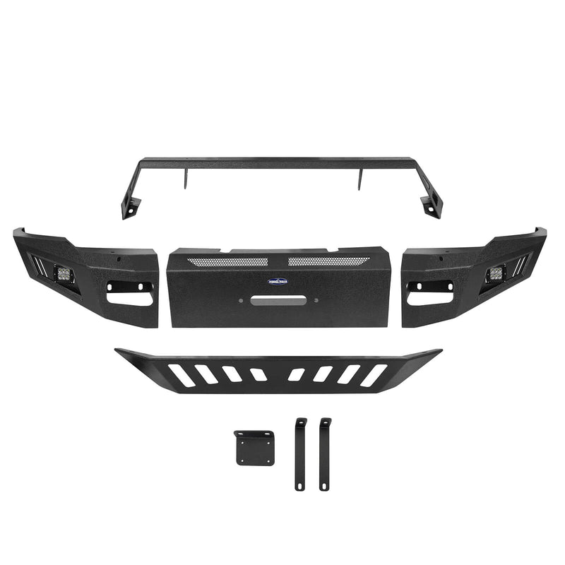 Load image into Gallery viewer, Dodge Ram 2500 Winch Front Bumper w/Skid Plate for Ram 2500 2010-2018 11