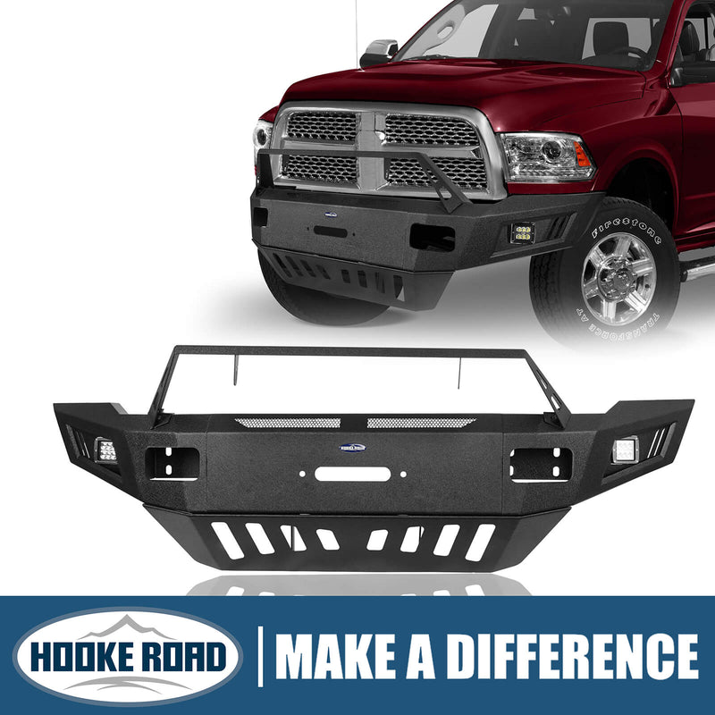 Load image into Gallery viewer, Dodge Ram 2500 Winch Front Bumper w/Skid Plate for Ram 2500 2010-2018 1