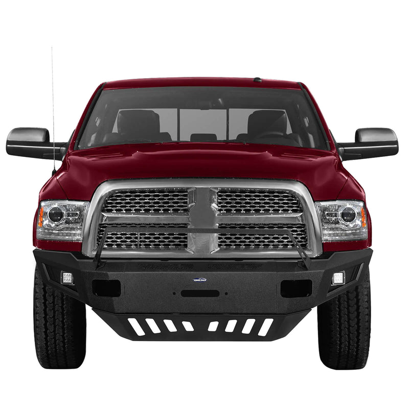 Load image into Gallery viewer, Dodge Ram 2500 Winch Front Bumper w/Skid Plate for Ram 2500 2010-2018 3
