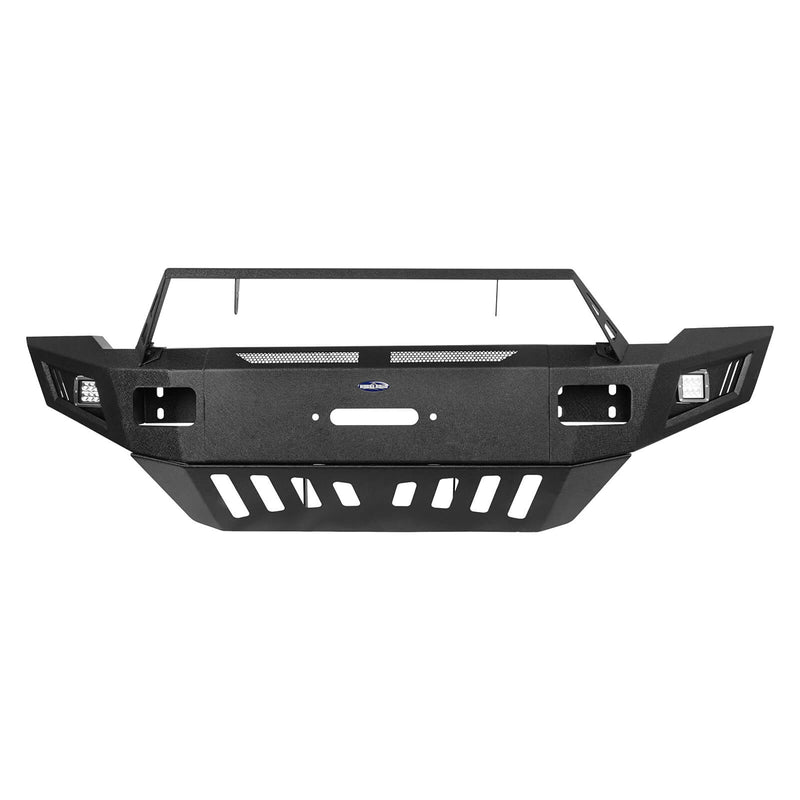 Load image into Gallery viewer, Dodge Ram 2500 Winch Front Bumper w/Skid Plate for Ram 2500 2010-2018 6