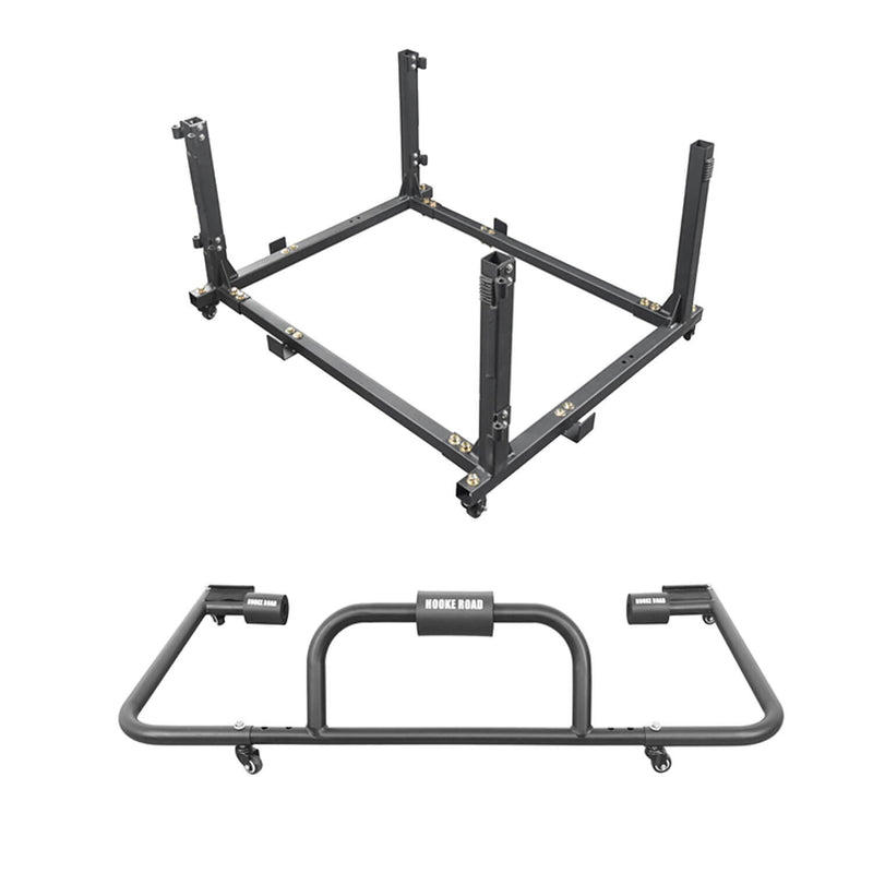 Load image into Gallery viewer, Hooke Road Door Rack & HardTop Carrier Storage Cart Kits(07-25 Jeep Wrangler JK & Wrangler JL 4 Door)