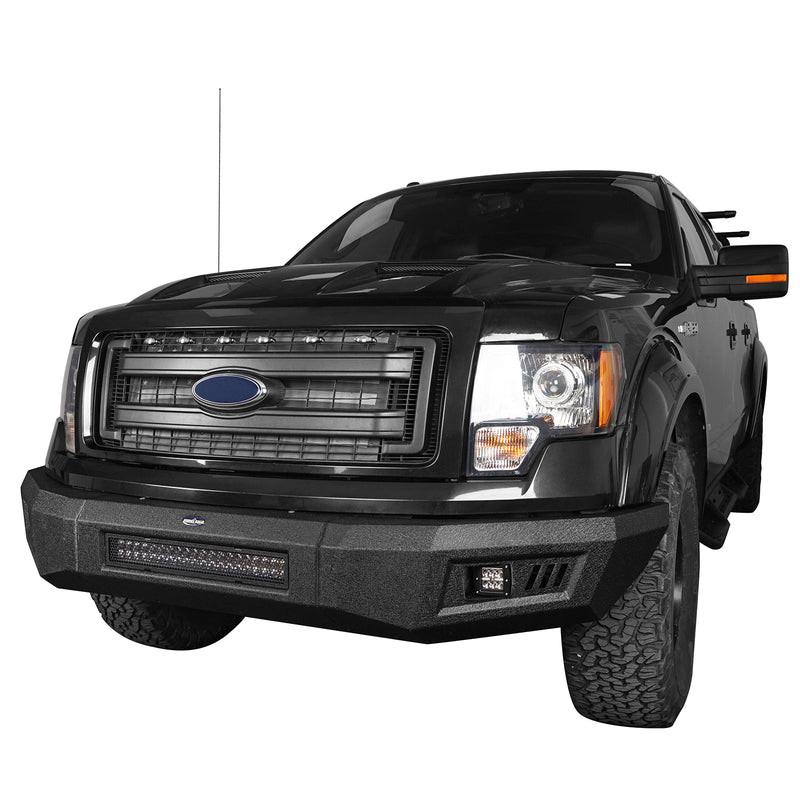 Load image into Gallery viewer, Hooke Road F150 Front Bumper for 2009-2014 Ford F-150 (Excluding Raptor) bxg8212 4