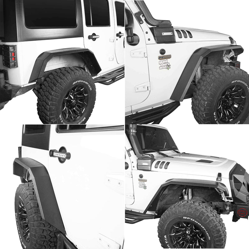 Load image into Gallery viewer, Hooke Road Fender Flares(07-18 Jeep Wrangler JK)
