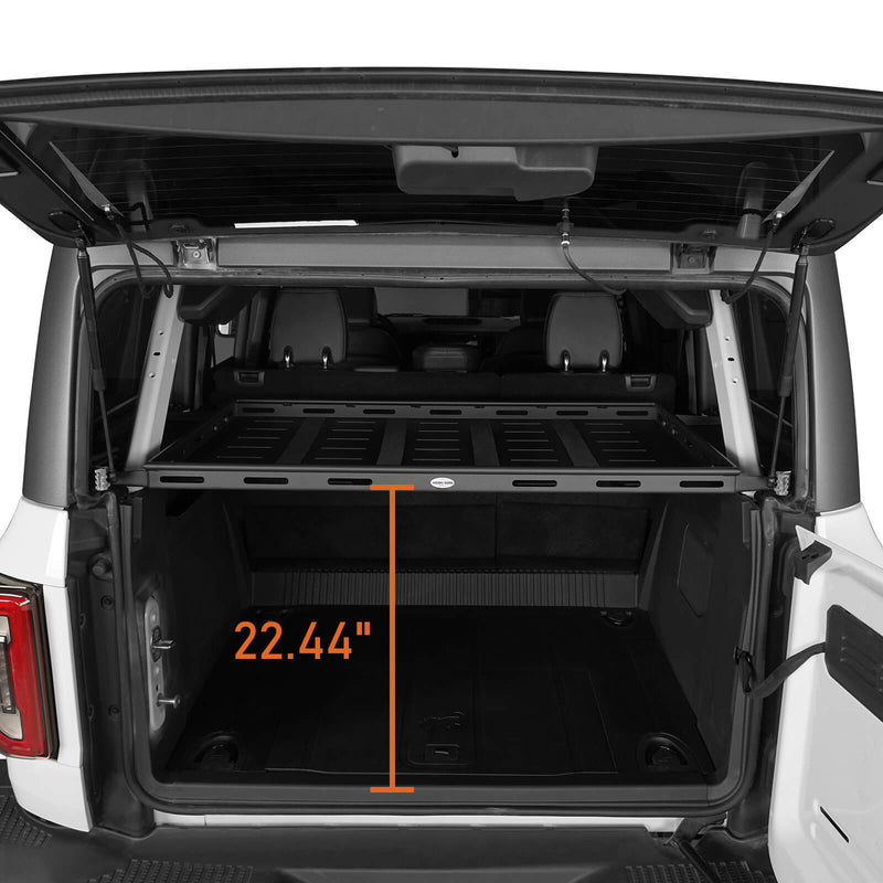 Load image into Gallery viewer, Bronco Interior Cargo Rack Shelf (21-23 Ford 4-Door Hardtops)  - HookeRoad b8907-S 14