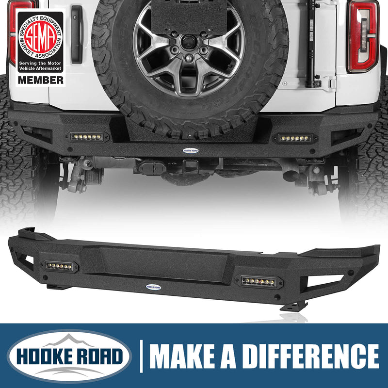 Load image into Gallery viewer, 21-23 Ford Bronco Aftermarket Offroad Rear Bumper (Excluding Raptor) b8910s 1
