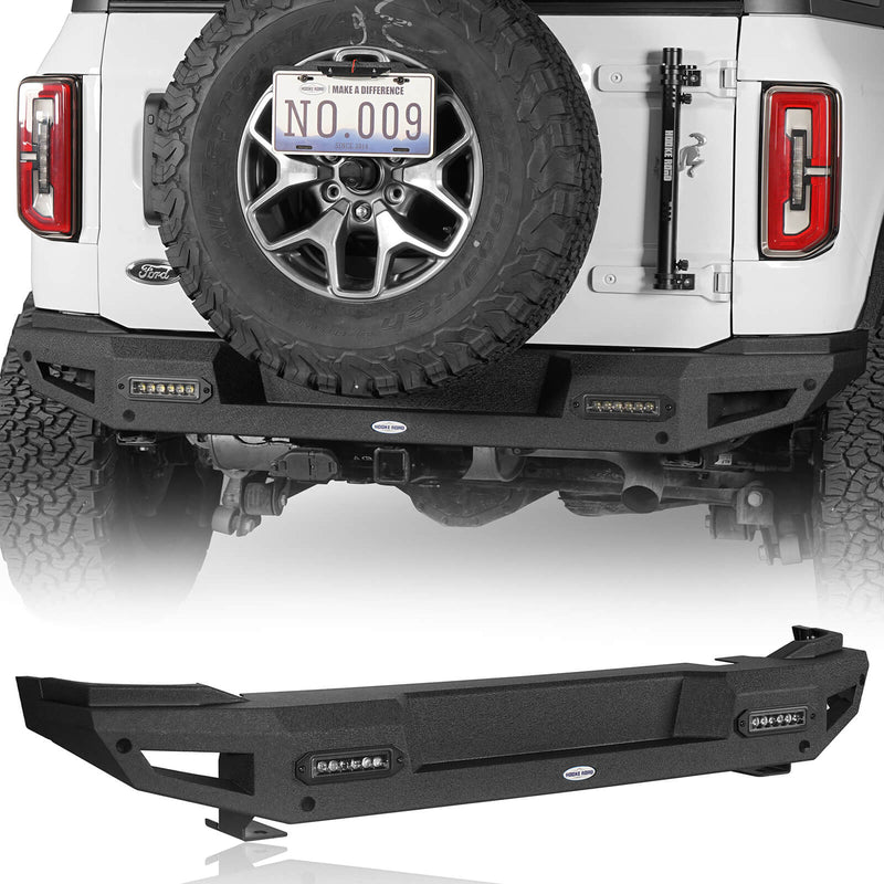 Load image into Gallery viewer, 21-23 Ford Bronco Aftermarket Offroad Rear Bumper (Excluding Raptor) b8910s 2
