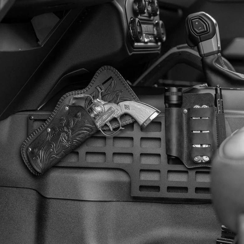 Load image into Gallery viewer, Ford Bronco Center Console MOLLE Storage Panel - HookeRoad ft20012 4