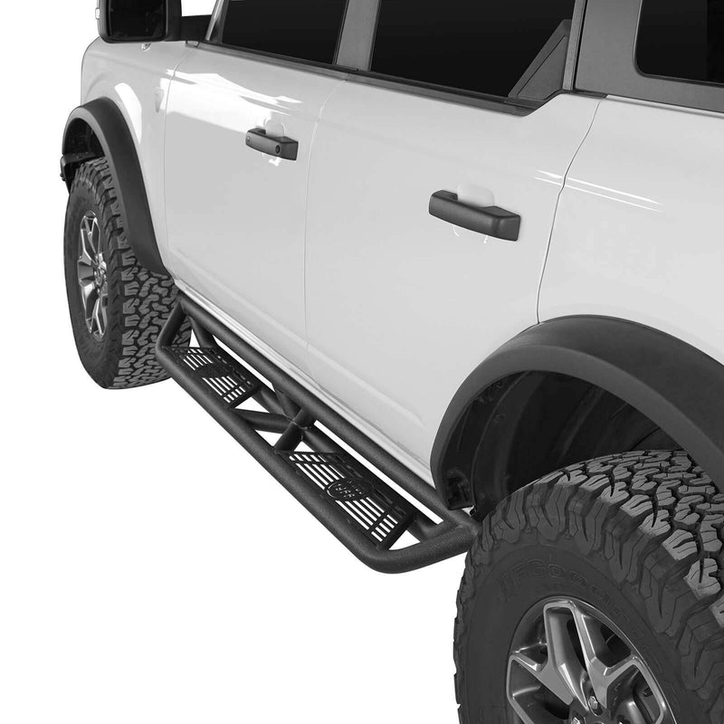 Load image into Gallery viewer, Ford Bronco Nerf Bars Side Step Running Boards (21-22 Models) - HookeRoad BXG.8903-S 4
