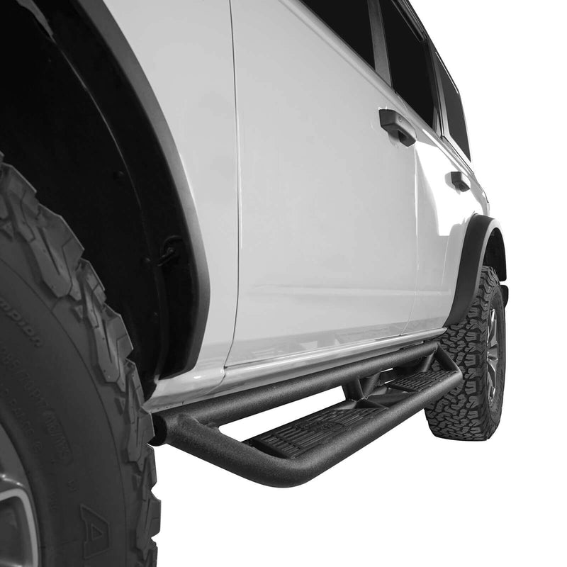 Load image into Gallery viewer, Ford Bronco Nerf Bars Side Step Running Boards (21-22 Models) - HookeRoad BXG.8903-S 5