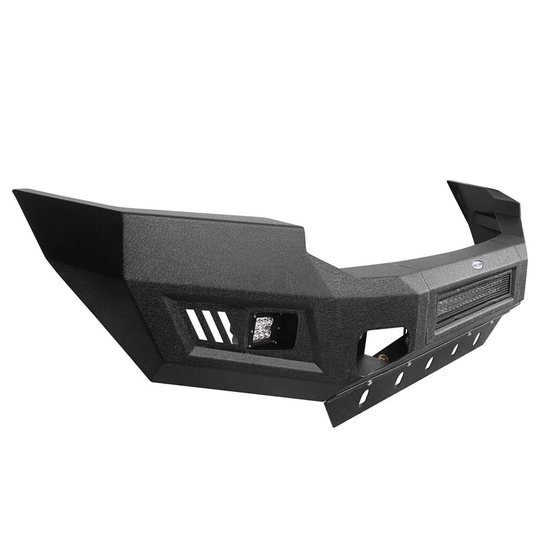 Load image into Gallery viewer, Ford F-250 Full Width Front Bumper with Skid Plate and LED Light Bar for 2005-2007 F-250 B8500 14