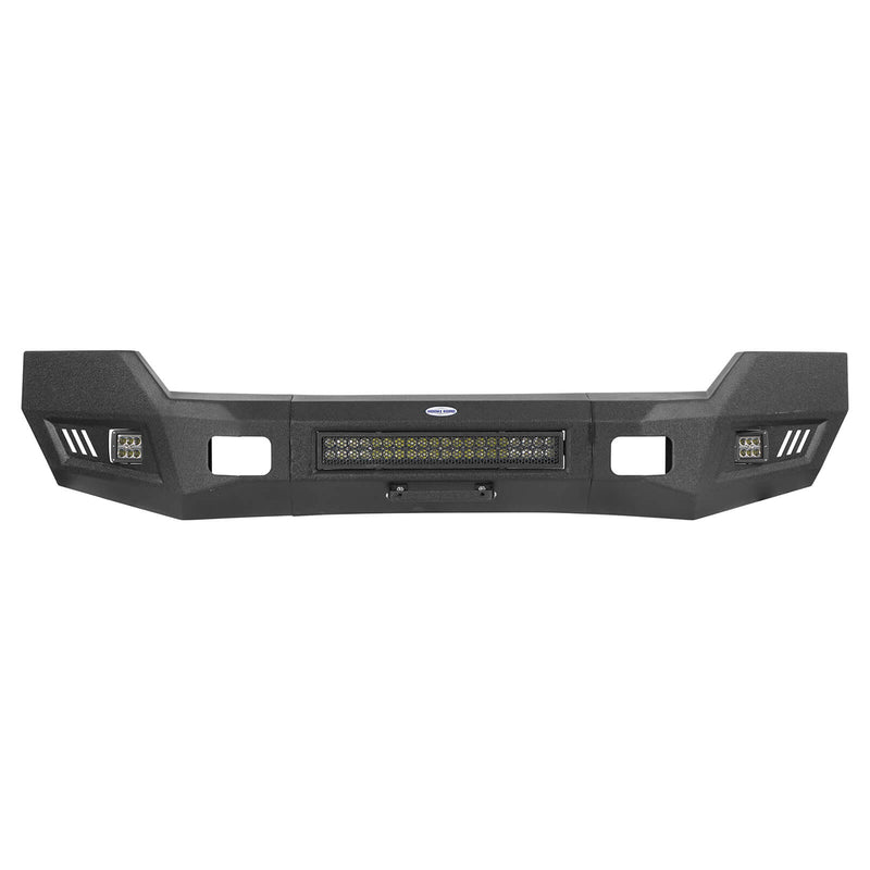 Load image into Gallery viewer, Ford F-250 Full Width Front Bumper with LED Flood Spot Combo Light Bar for 2011-2016 F-250 B8522 6