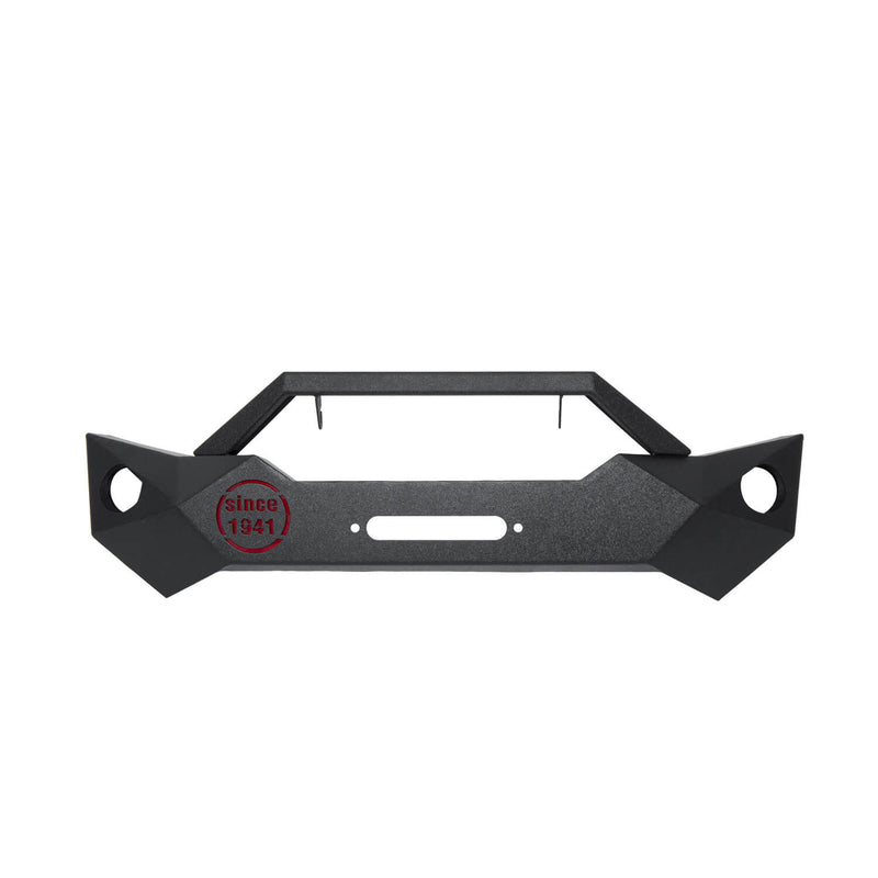 Load image into Gallery viewer, Hooke Road Fragmentation Stubby Front Bumper(07-18 Jeep Wrangler JK)