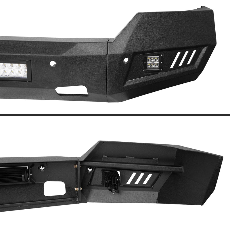 Load image into Gallery viewer, Silverado Front Bumper & Rear Bumper Combo w/LED Lights For Chevy Silverado 1500 - Hooke Road