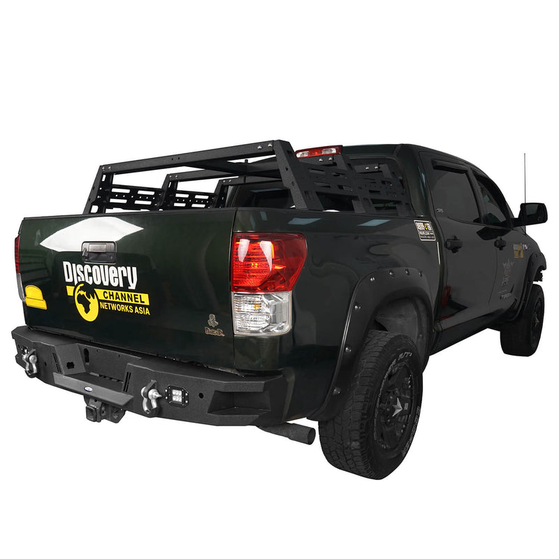 Load image into Gallery viewer, HookeRoad Tundra Front Bumper / Rear Bumper / Roof Rack for 2007-2013 Toyota Tundra Crewmax b5202+b5205+b5206 10