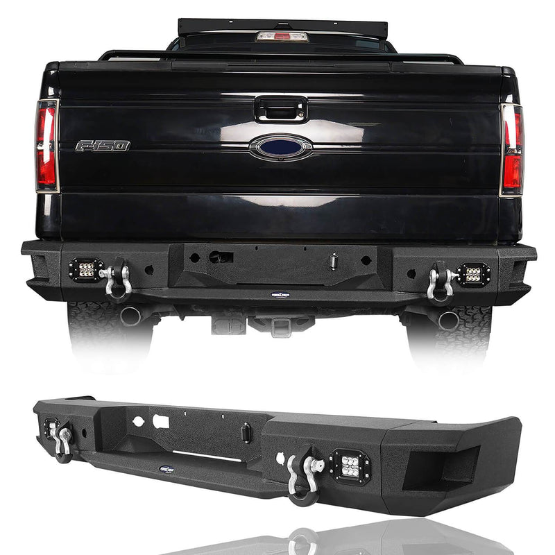 Load image into Gallery viewer, Hooke Road Front Bumper / Rear Bumper / Roof Rack(09-14 F-150 SuperCrew,Excluding Raptor)