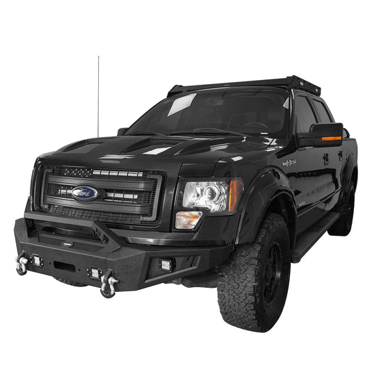 Hooke Road Front Bumper / Rear Bumper / Roof Rack(09-14 F-150 SuperCrew,Excluding Raptor)