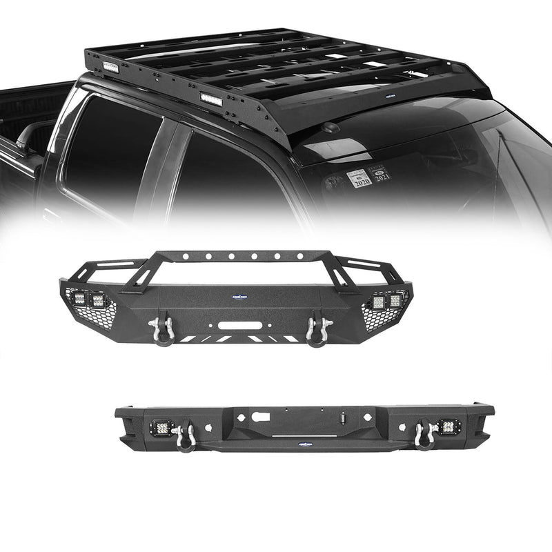 Load image into Gallery viewer, Hooke Road Front Bumper / Rear Bumper / Roof Rack(09-14 F-150 SuperCrew,Excluding Raptor)