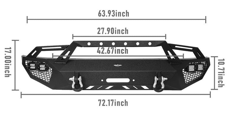 Load image into Gallery viewer, Hooke Road Front Bumper / Rear Bumper / Roof Rack(09-14 F-150 SuperCrew,Excluding Raptor)