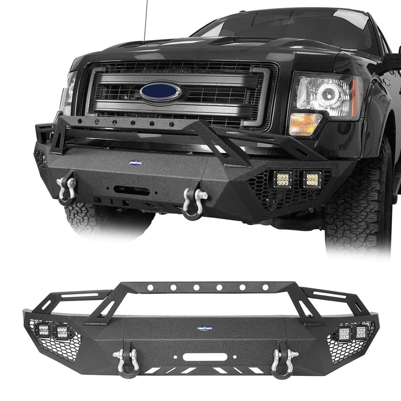 Load image into Gallery viewer, Hooke Road Front Bumper / Rear Bumper / Roof Rack(09-14 F-150 SuperCrew,Excluding Raptor)