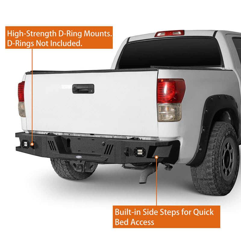 Load image into Gallery viewer, Hooke Road Full Width Bumper Rear Bumper(07-13 Toyota Tundra)