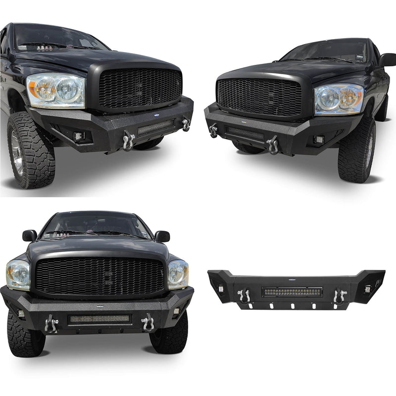 Load image into Gallery viewer, Hooke Road Full Width Front Bumper & Rear Bumper(06-08 Ram 1500) - HR