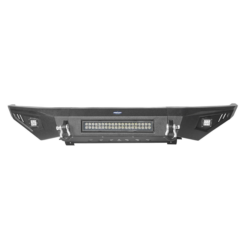 Load image into Gallery viewer, HookeRoad Full Width Front Bumper w/LED Lights for 2014-2021 Toyota Tundra b5000+b5001 14