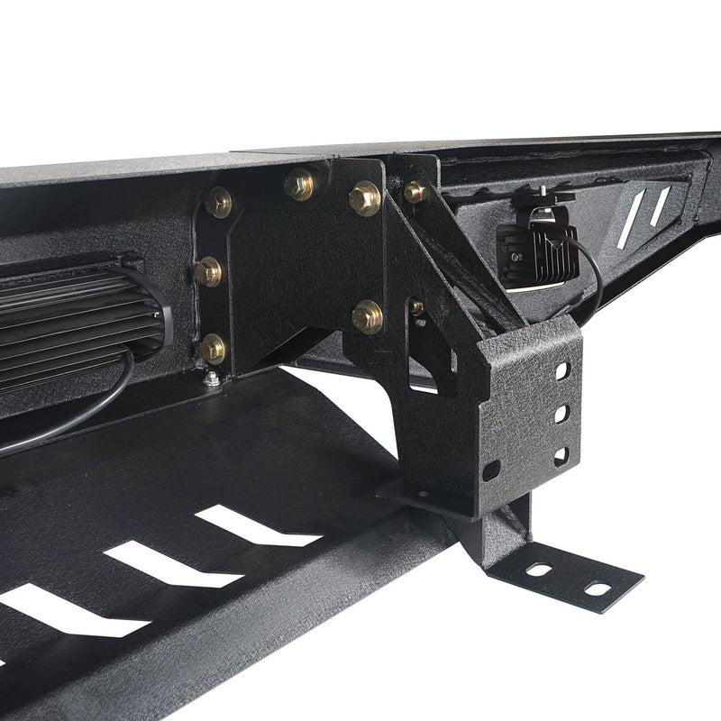 Load image into Gallery viewer, HookeRoad Full Width Front Bumper & Rear Bumper Combo for 2014-2021 Toyota Tundra b5001+b5003 9