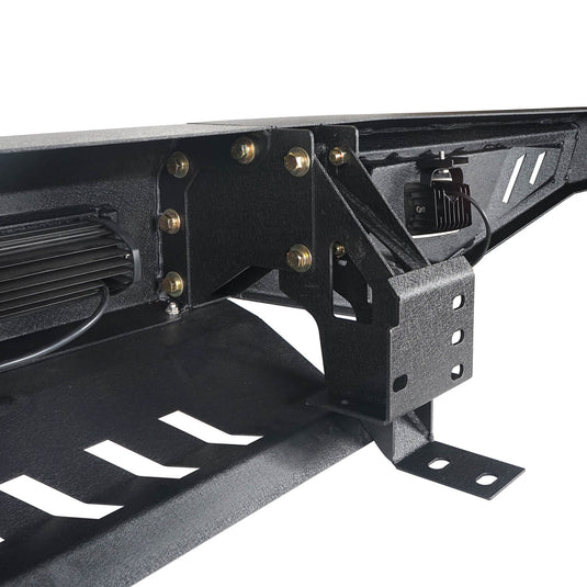 HookeRoad Full Width Front Bumper & Rear Bumper Combo for 2014-2021 Toyota Tundra b5001+b5003 9