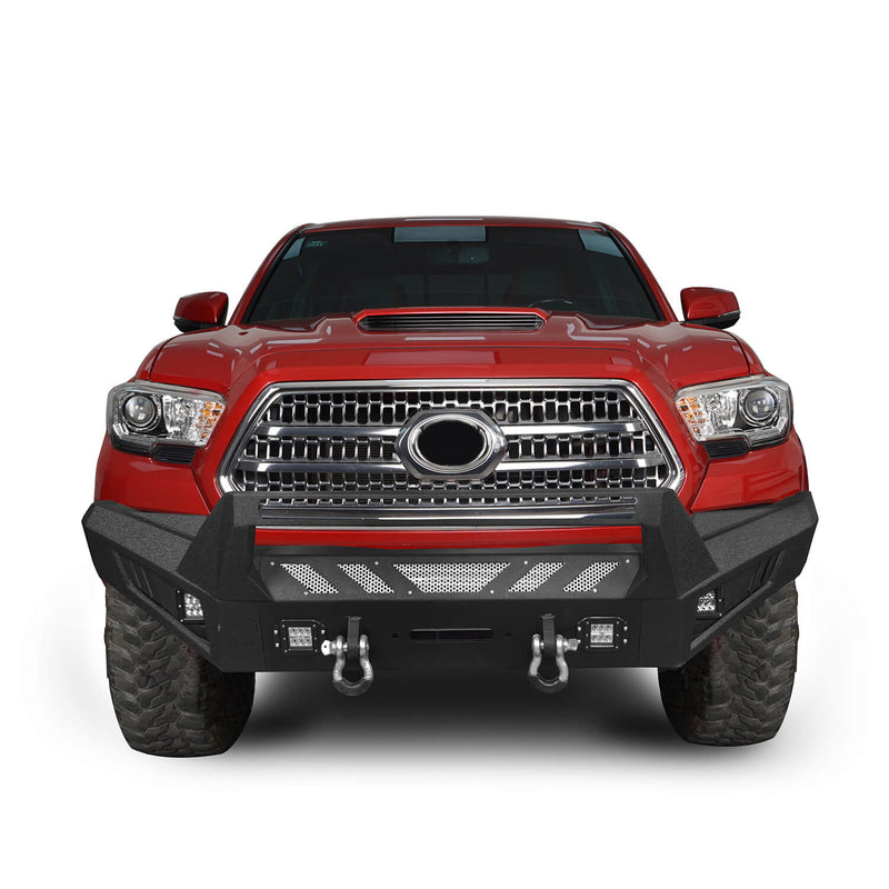 Load image into Gallery viewer, HookeRoad Tacoma Front & Rear Bumpers Combo for 2016-2023 Toyota Tacoma 3rd Gen b42014200-44