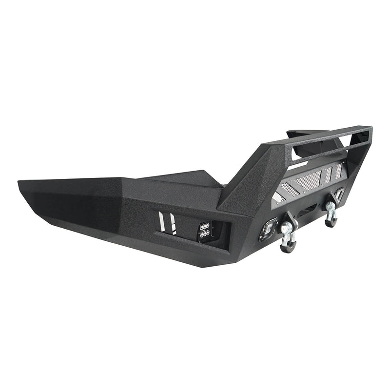 Load image into Gallery viewer, HookeRoad Full-Width Front Bumper with Low-Profile Hoop for 2016-2023 Toyota Tacoma 3rd Gen b4201-8