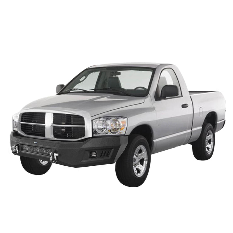 Load image into Gallery viewer, Hooke Road Ram 1500 Full Width Front Bumper w/LED Light  Bar for 2006-2008 Ram 1500  BXG6500 7
