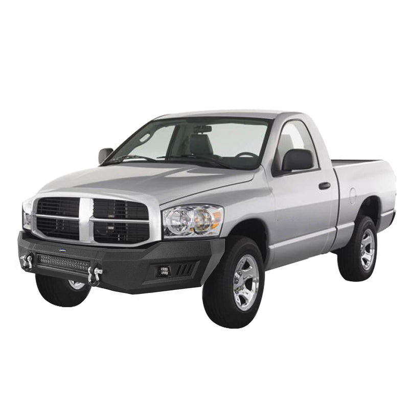Load image into Gallery viewer, Hooke Road Ram 1500 Full Width Front Bumper w/LED Light Bar for 2006-2008 Ram 1500 BXG6500 7
