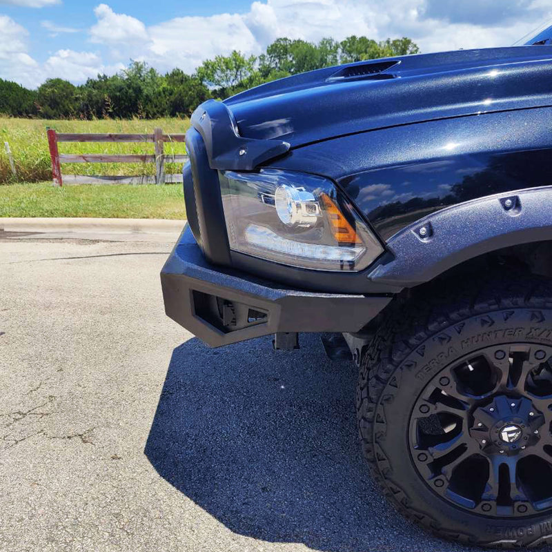 Load image into Gallery viewer, Dodge Ram 1500 Full Width Front Bumper HRⅠFront Bumper w/LED Light Bar for Dodge Ram 1500 Rebel BXG6009 10