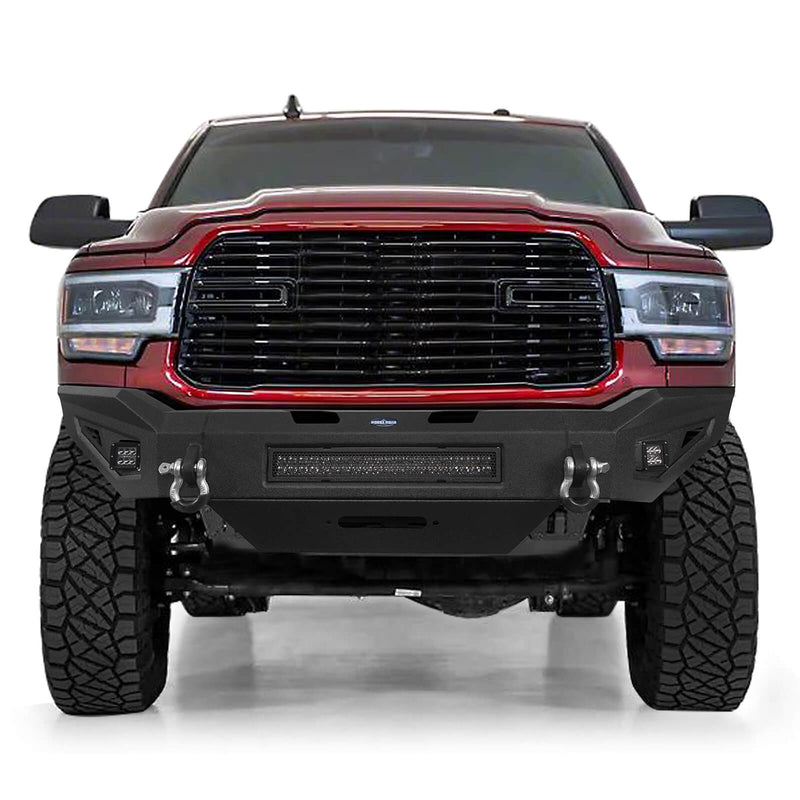 Load image into Gallery viewer, Dodge Ram 2500 Full Width Front Bumper DiscoveryⅠFront Bumper w/Winch Plate & LED Light Bar for Dodge Ram 2500 BXG6302 3