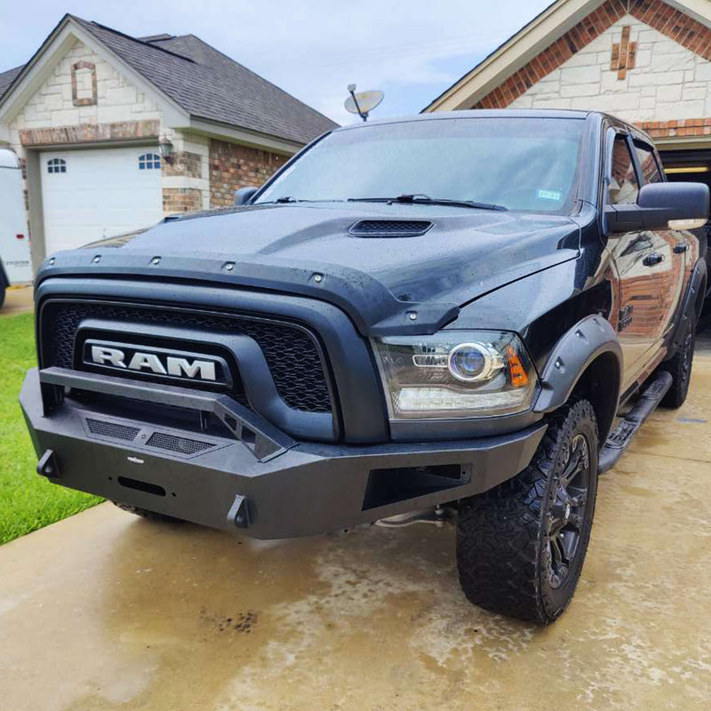 Load image into Gallery viewer, Dodge Ram 1500 Full Width Front Bumper DiscoveryⅠFront Bumper with Winch Plate for Dodge Ram 1500 Rebel BXG6011 7