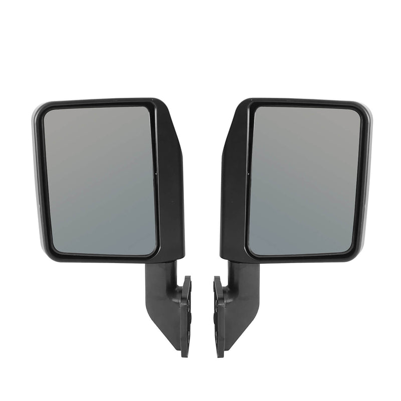 Load image into Gallery viewer, Hooke Road Half Door Side Mirrors for 1997-2020 Jeep Wrangler TJ JK JL & 2020 Gladiator JT u-Box Offroad MMR10016 7