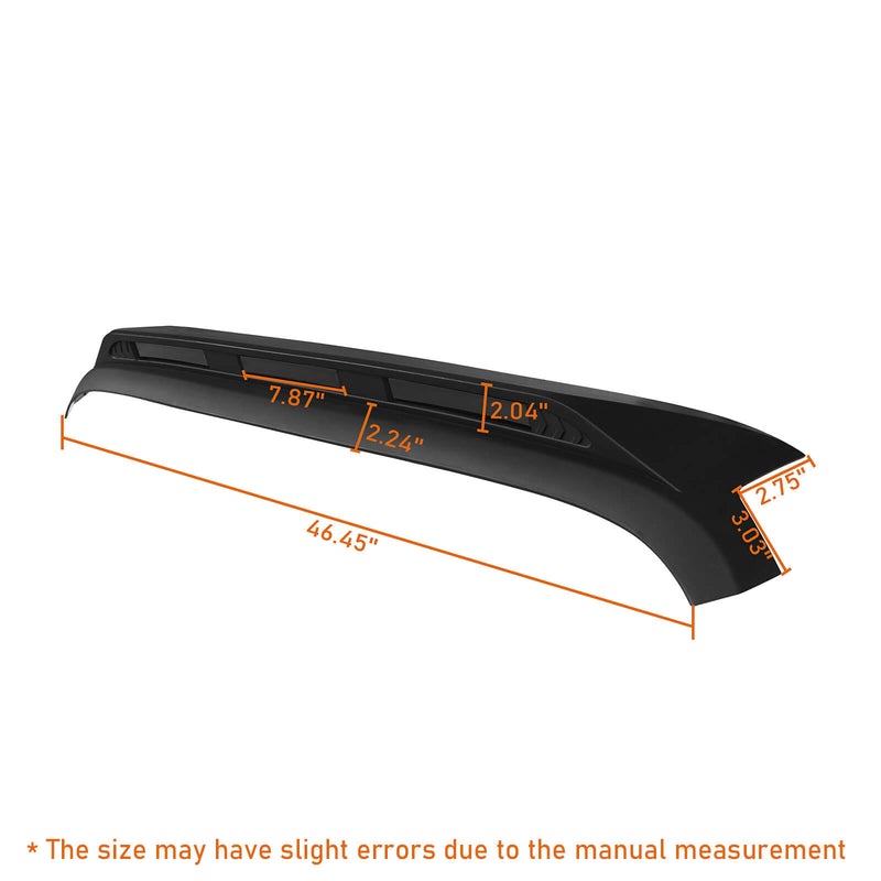 Load image into Gallery viewer, Hooke Road Hood Protector Stone Guard Jeep JK Hood Protector Hood Deflector with LED Lights for 2007-2018 Jeep Wrangler JK mmr20093 12