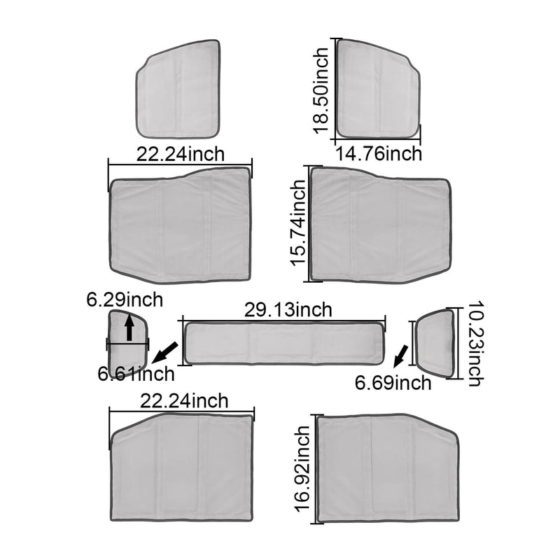 Load image into Gallery viewer, Hookeroad Jeep Wrangler JL Hardtop Insulation Kit for 2018-2021 Jeep Wrangler JL MMR.32204-11