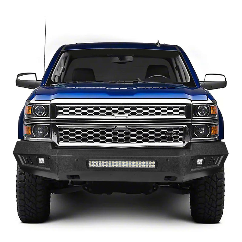 Load image into Gallery viewer, Silverado Front Bumper & Rear Bumper Combo w/LED Lights For Chevy Silverado 1500 - Hooke Road
