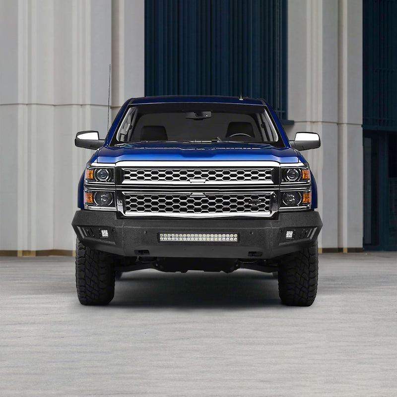 Load image into Gallery viewer, Hooke Road Chevrolet Front Bumper & Rear Bumper Combo(14-15 Chevy Silverado 1500)