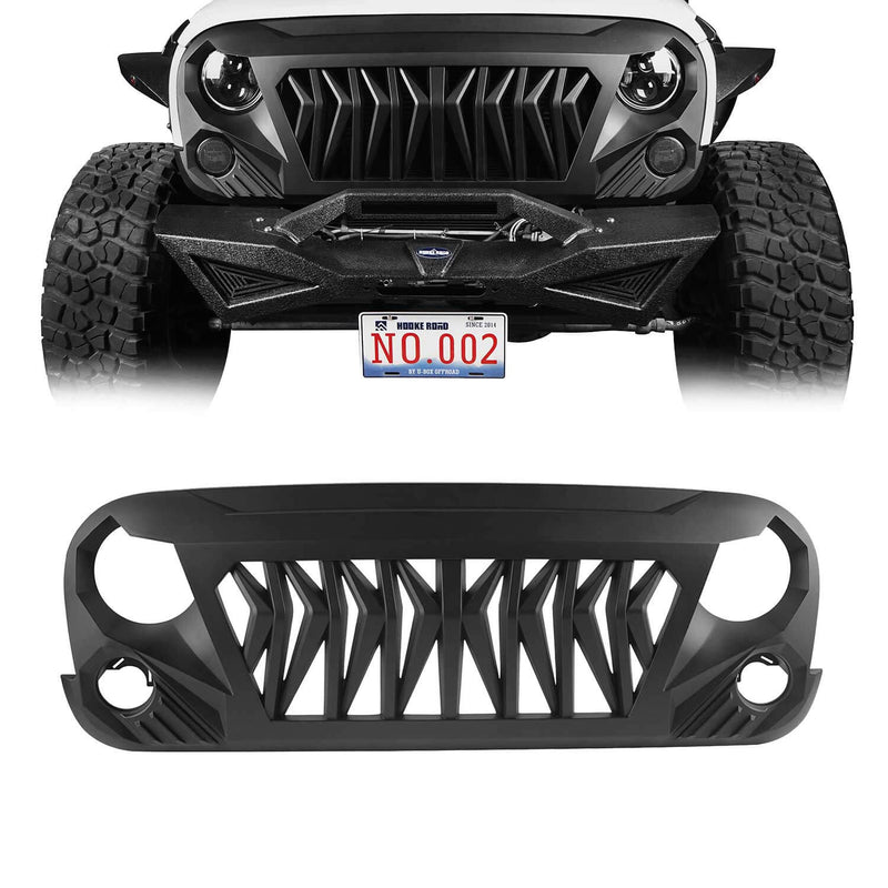 Load image into Gallery viewer, Hooke Road Shark Grille(07-18 Jeep Wrangler JK JKU)
