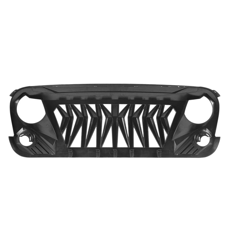 Load image into Gallery viewer, Hooke Road Jeep Gladiator Grille Vader Grille Matte Black Grill for Jeep Wrangler JK JKU 2007-2018 0278 u-Box Offroad 7