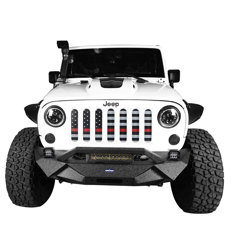 Load image into Gallery viewer, Hooke Road US Flag Grille Mesh Insert Old Glory Insert(07-18 Jeep Wrangler JK)