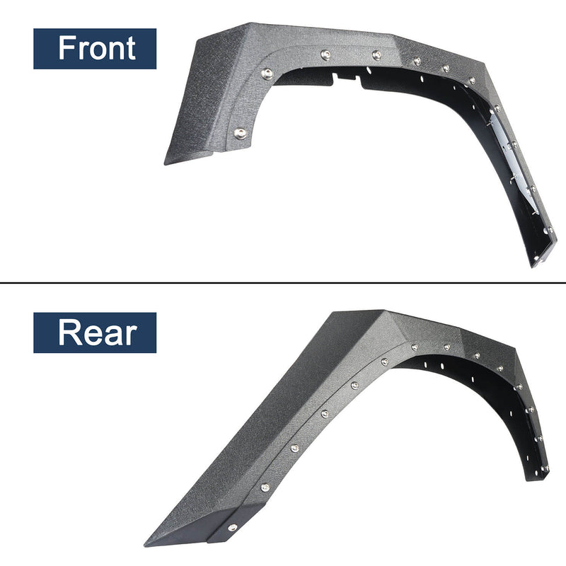 Load image into Gallery viewer, Hooke Road Jeep JK Armour Fender Flares Body Armor Cladding for Jeep Wrangler JK 2007-2018 BXG208BXG213 Jeep Accessories u-Box offroad 10