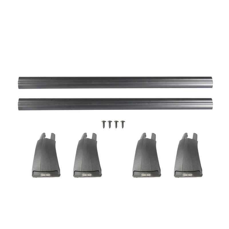 Load image into Gallery viewer, Hooke Road Flat Fender Flares & Black Cross Bars Roof Rack(07-18 Jeep Wrangler JK)