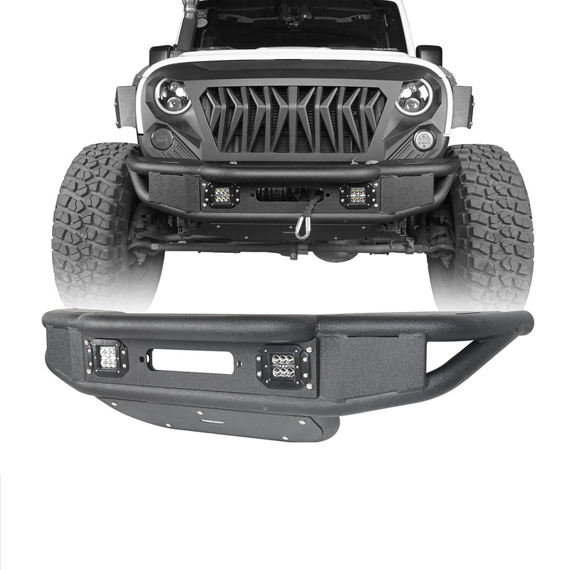 Load image into Gallery viewer, Hooke Road Offroad Aftermarket Front Bumpers For 2007-2018 Jeep Wrangler JK/JKU