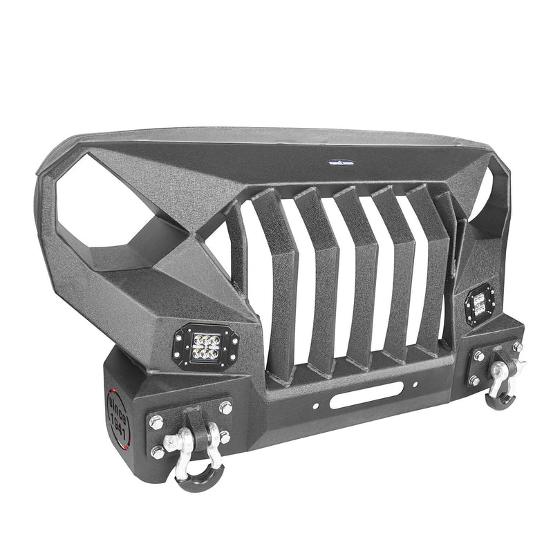 Load image into Gallery viewer, Hooke Road Offroad Aftermarket Front Bumpers For 2007-2018 Jeep Wrangler JK/JKU