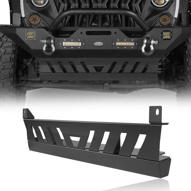 Load image into Gallery viewer, Hooke Road Jeep JK Front Skid Plate Frame Guard for Jeep Wrangler JK 2007-2018 MMR 20142 2
