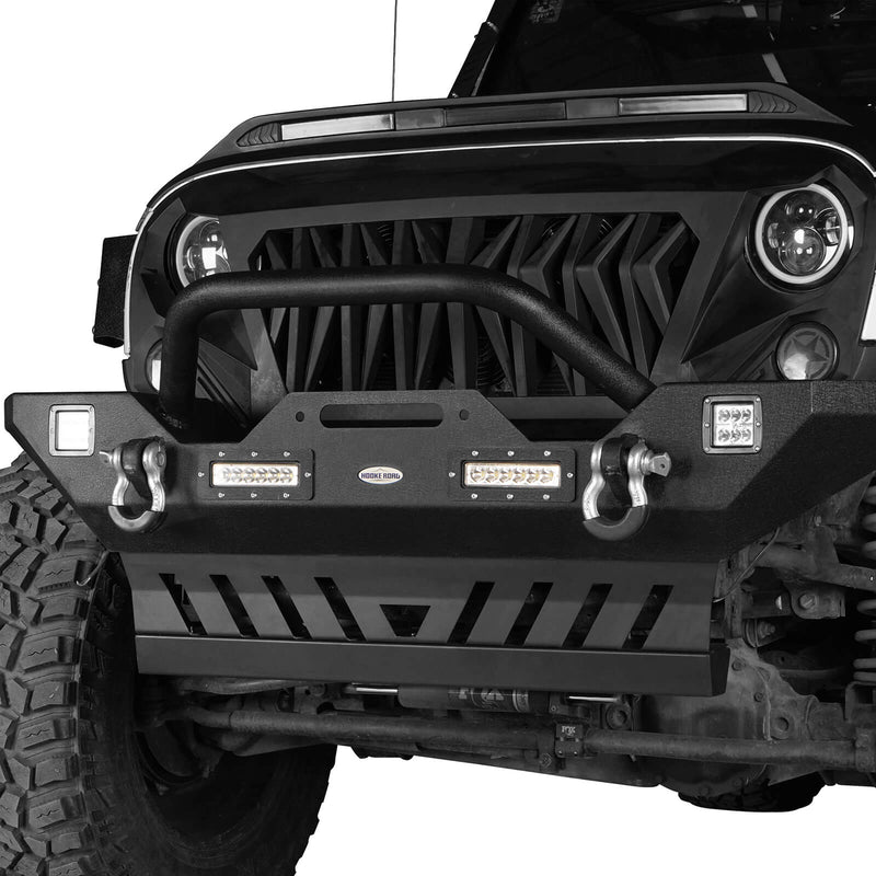 Load image into Gallery viewer, Hooke Road Jeep JK Front Skid Plate Frame Guard for Jeep Wrangler JK 2007-2018 MMR 20142 6